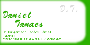 daniel tanacs business card
