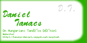 daniel tanacs business card